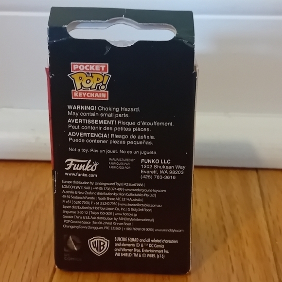 BNIB Funko Pop Harley Quinn Suiside Squad NerdBlock ‎ Pocket Pop Small Keychain - Picture 4 of 6